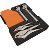 Dynamic 6Pcs Hex Key, Locking Pliers & Adjstbl Wrench Set W/ Foam Tool Orgnzr D105104